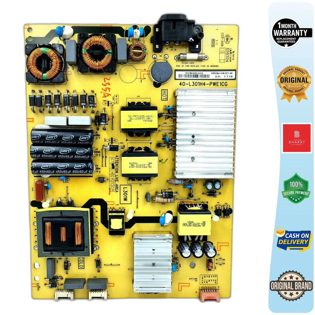 TCL L65P2MUS Power Supply Board – TCL 65 Inch LED TV SMPS Replacement - Great Bharat Electronics