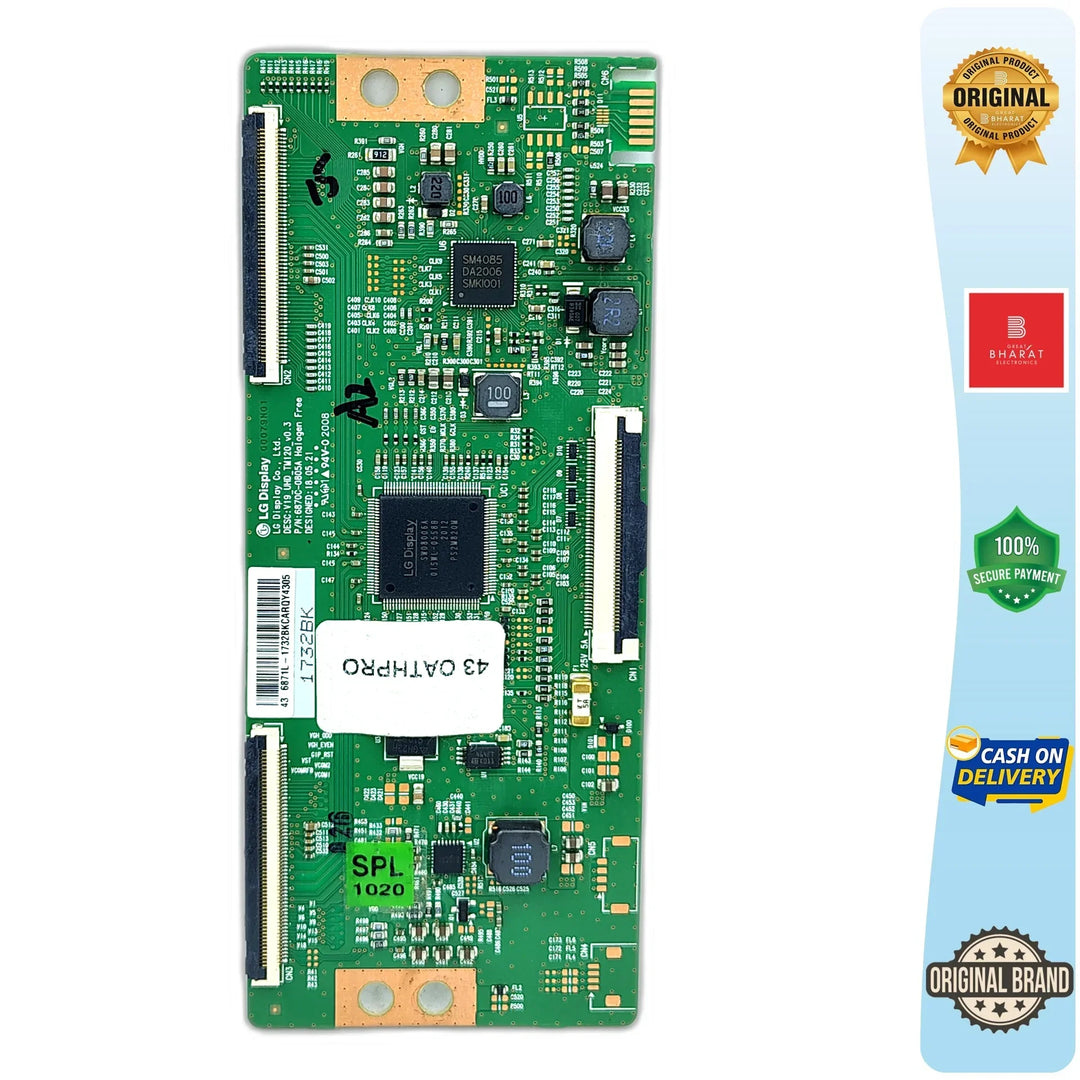Thomson 43OATHPRO2020 T-Con Board – Thomson 43 Inch LED TV Replacement Part - Great Bharat Electronics