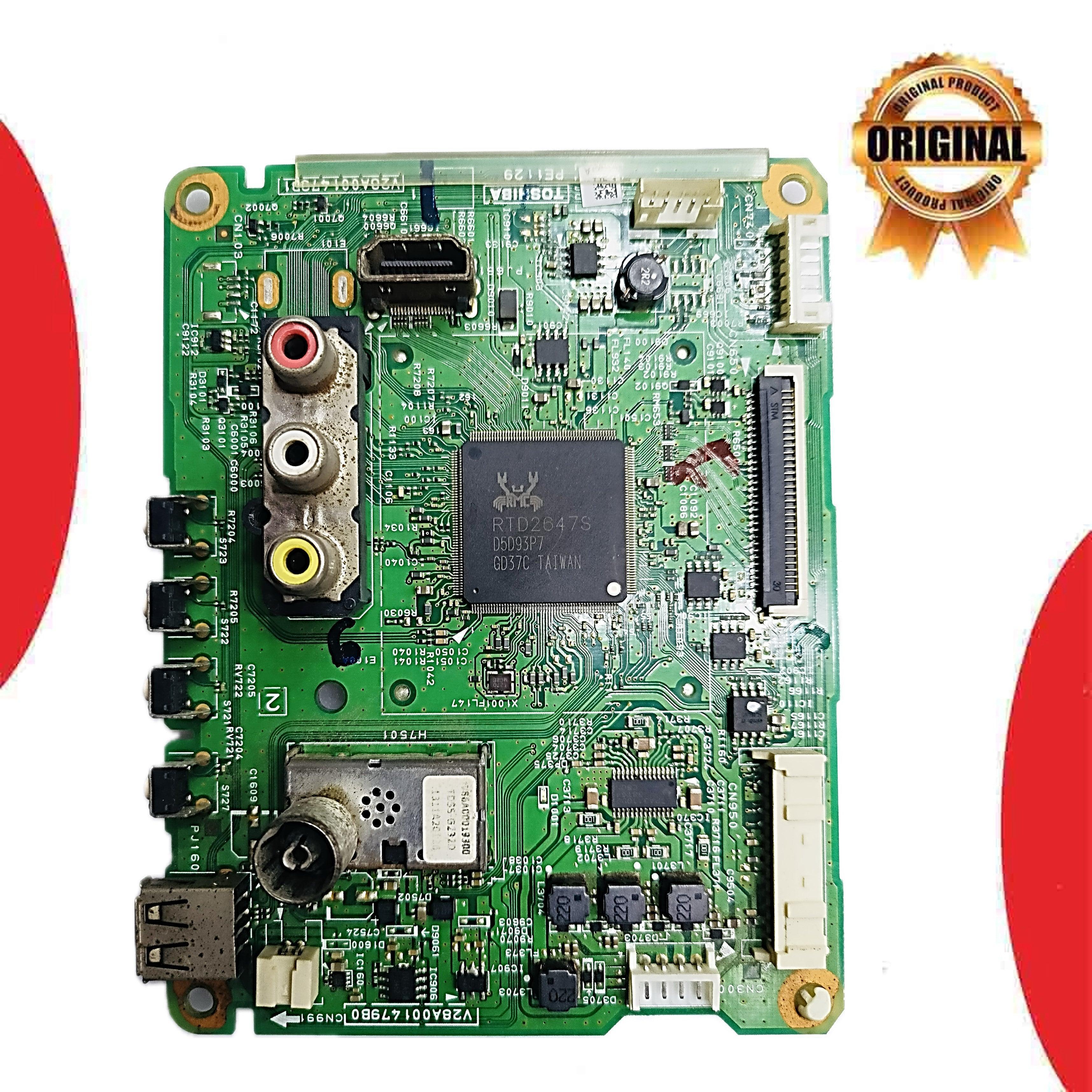 Toshiba 24 inch LCD TV Motherboard for Model 24P1300ZE - Great Bharat Electronics