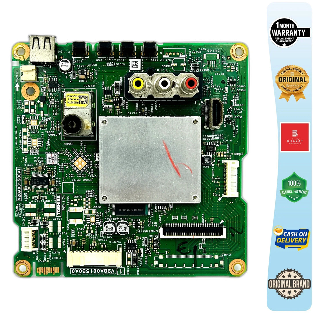 Toshiba 32L2400ZE Motherboard – Toshiba 32 Inch LED TV Main Board Replacement - Great Bharat Electronics