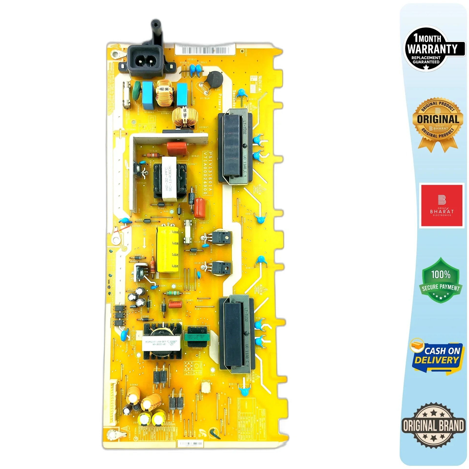 Toshiba 32PB20ZE Power Supply Board – Toshiba 32 Inch LED TV SMPS Replacement - Great Bharat Electronics