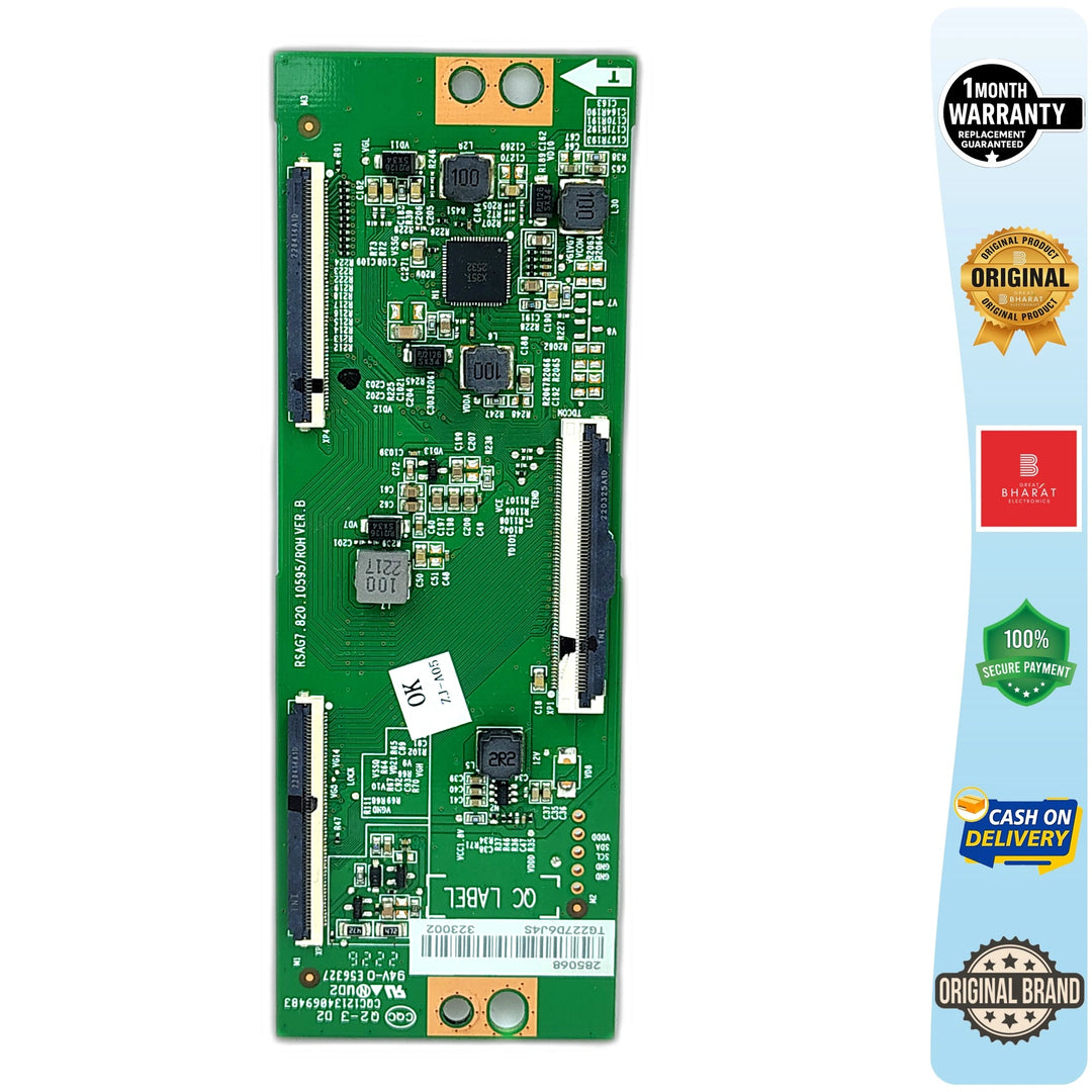 Toshiba 43C350LB T-Con Board – Original Toshiba 43 Inch LED TV Part - Great Bharat Electronics
