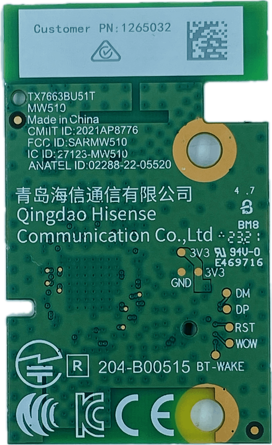 Toshiba LED TV Wi-Fi Module – Model 50C350MP - Great Bharat Electronics