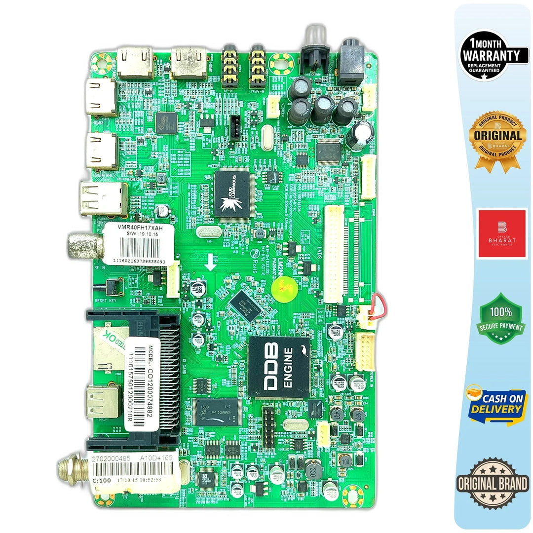 Videocon DDBTVVMR40FH17XAH Motherboard – Videocon 40 Inch LED TV Main Board Replacement - Great Bharat Electronics