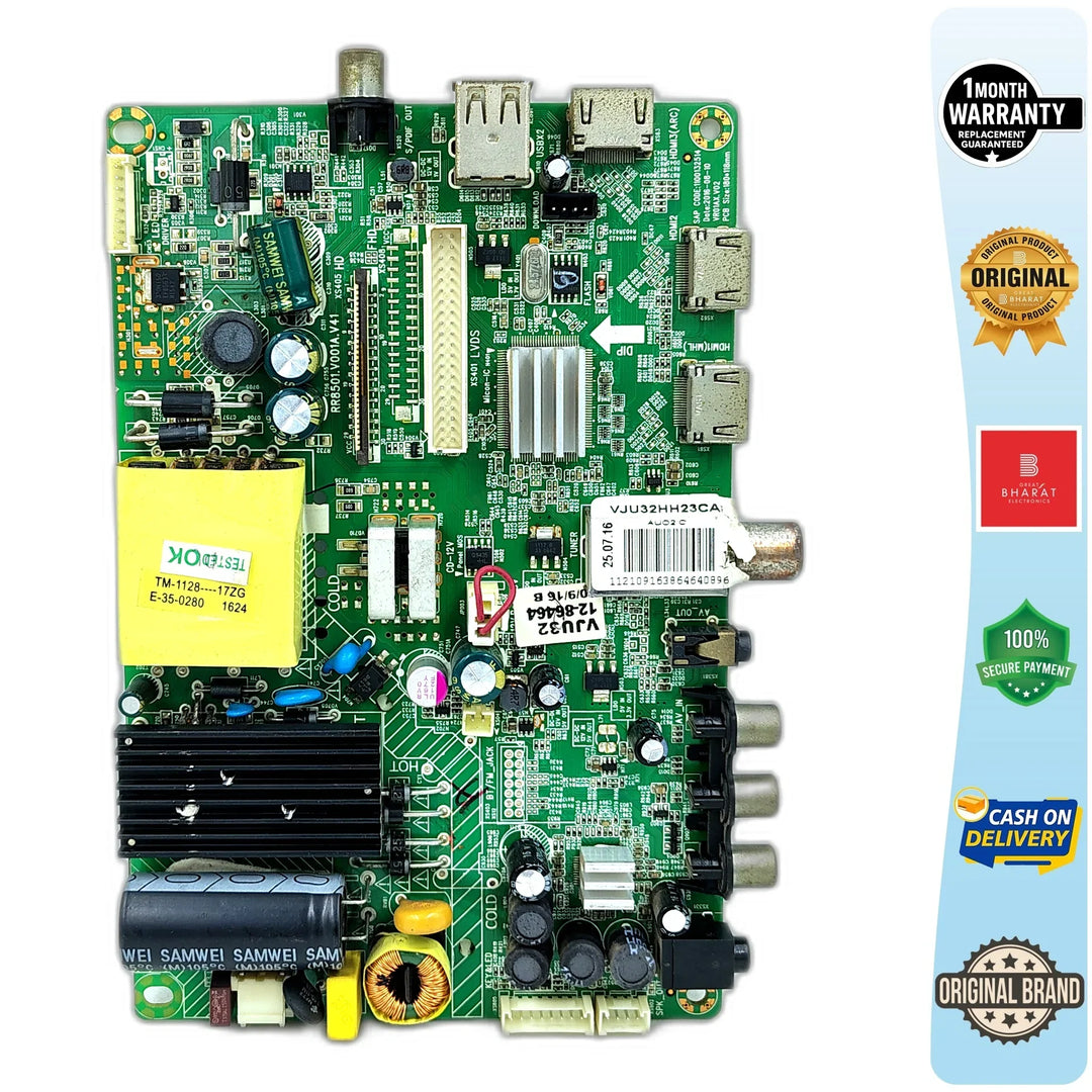 Videocon LEDTVVJ032HH32CAF Motherboard – Videocon 32 Inch LED TV Main Board Replacement - Great Bharat Electronics