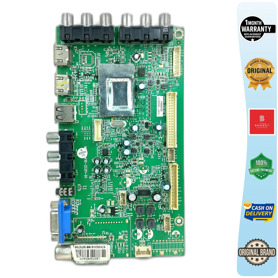 Videocon LEDTVVKC40FHZMAI Motherboard – Videocon 40 Inch LED TV Main Board Replacement - Great Bharat Electronics