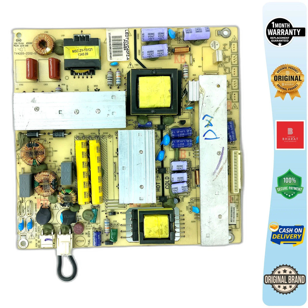 Videocon LEDTVVKC40FHZMAI Power Supply Board – Videocon 40 Inch LED TV SMPS Replacement - Great Bharat Electronics
