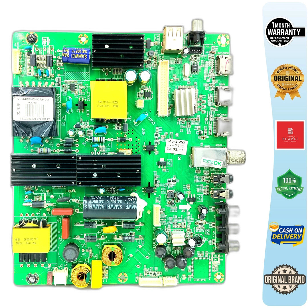 Videocon LEDVJU40FH24CAFAL Motherboard – Videocon 40 Inch LED TV Main Board Replacement - Great Bharat Electronics