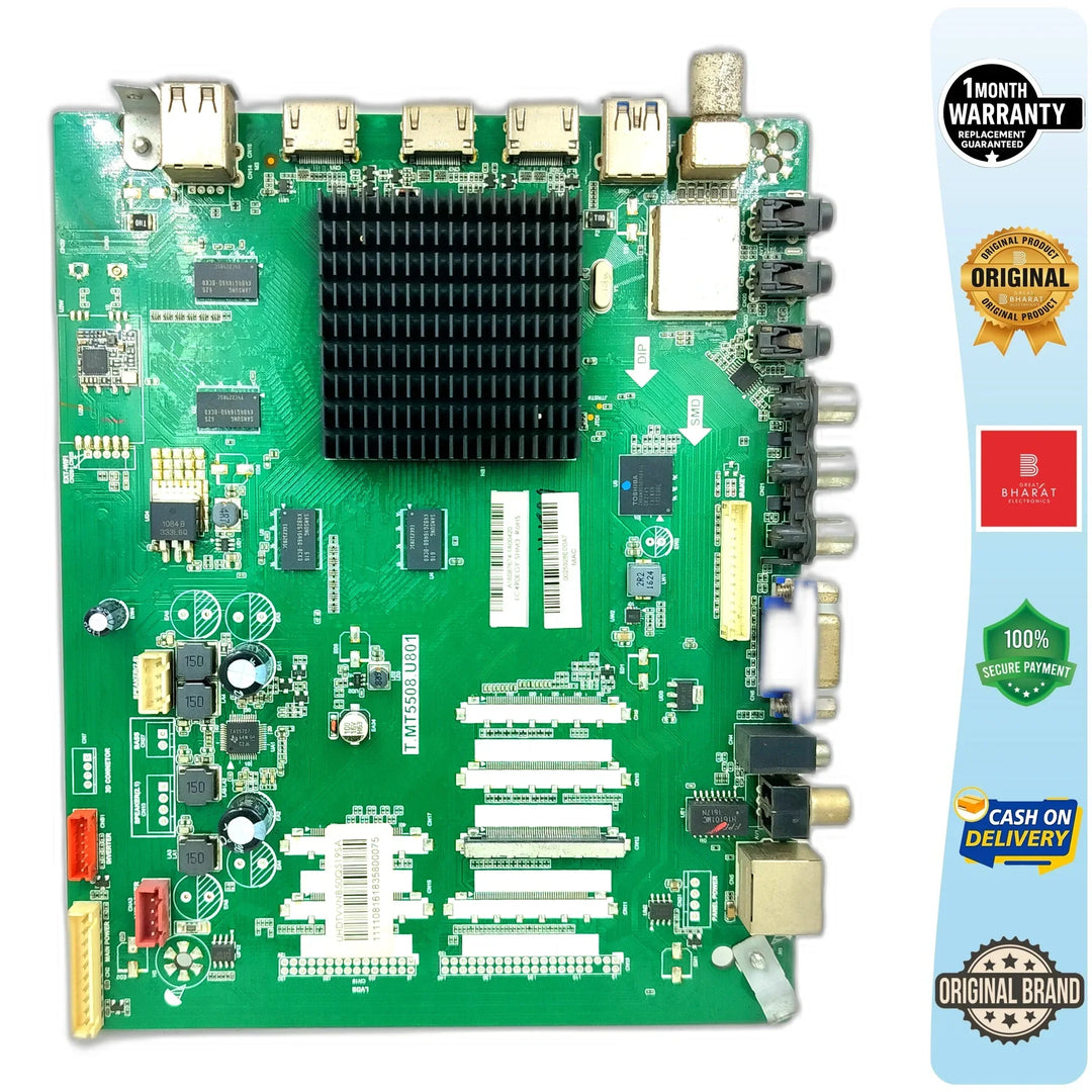Videocon UHDTVVNB50Q5INSA Motherboard – Videocon 50 Inch LED TV Main Board Replacement - Great Bharat Electronics