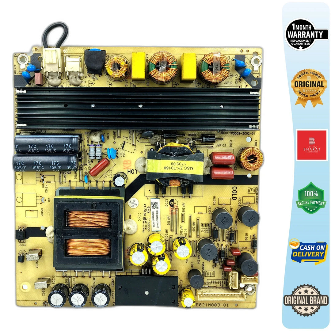 Videocon UHDTVVNB55Q519S4 Power Supply Board – Videocon 55 Inch LED TV SMPS Replacement - Great Bharat Electronics