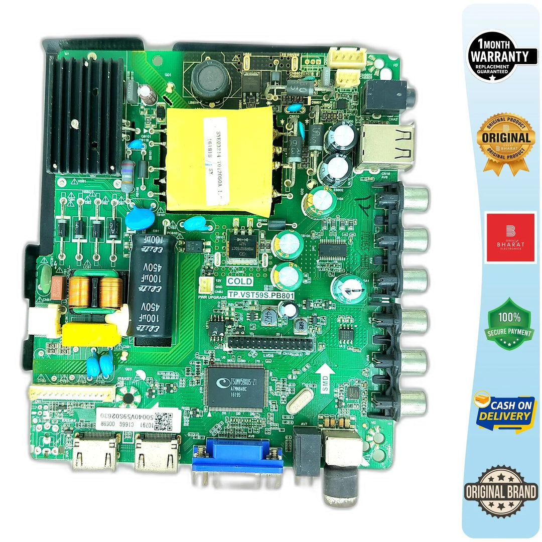 Vise VN39F401 Motherboard – Vise 39 Inch LED TV Main Board Replacement - Great Bharat Electronics
