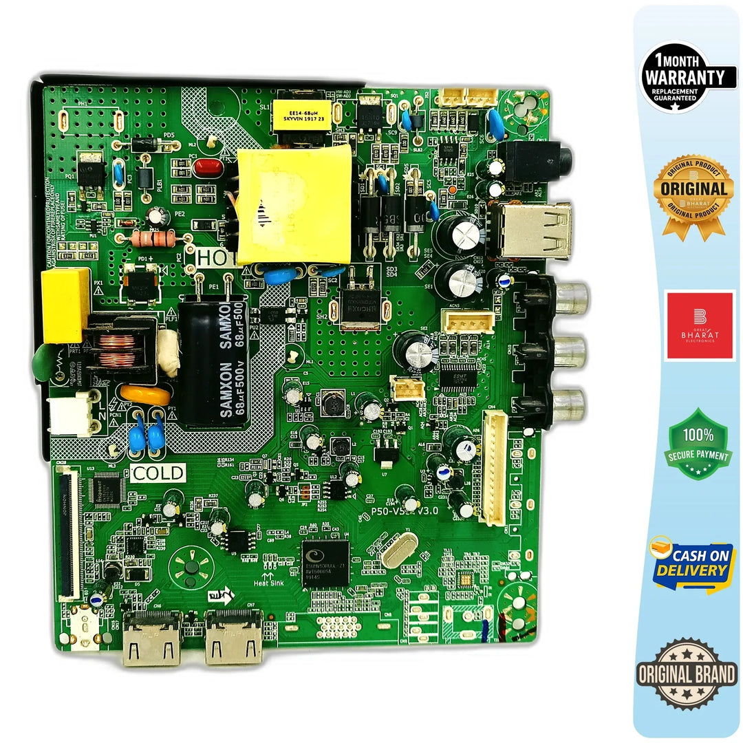 VU 32GVPL Motherboard – VU 32 Inch LED TV Main Board Replacement - Great Bharat Electronics