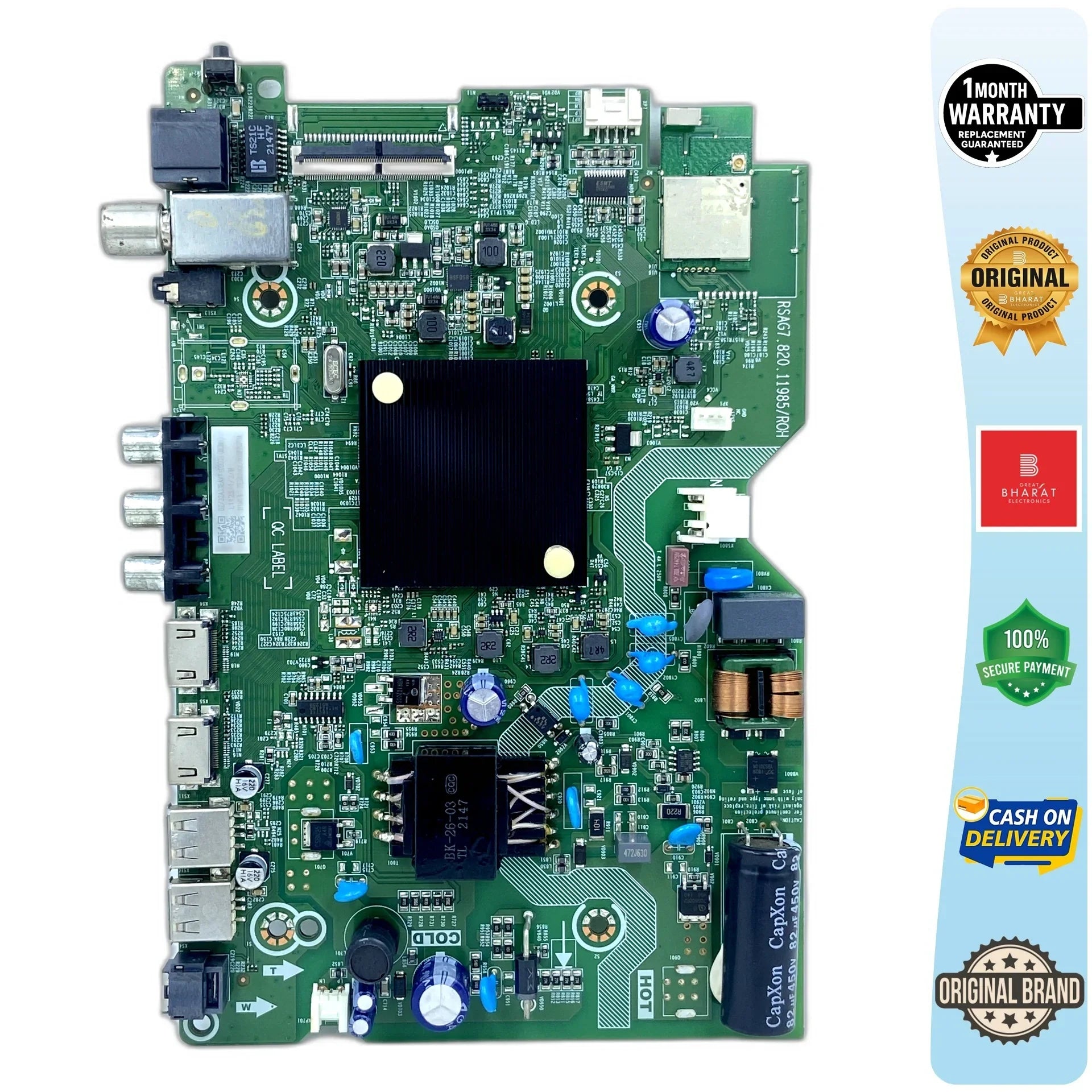 VU 32UA Motherboard – VU 32 Inch LED TV Main Board Replacement - Great Bharat Electronics