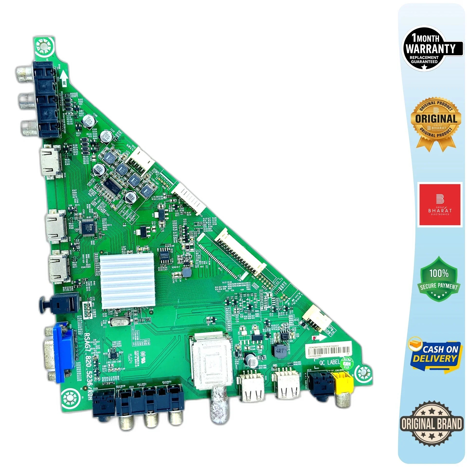 VU 39E7575 Motherboard – VU 39 Inch LED TV Main Board Replacement - Great Bharat Electronics