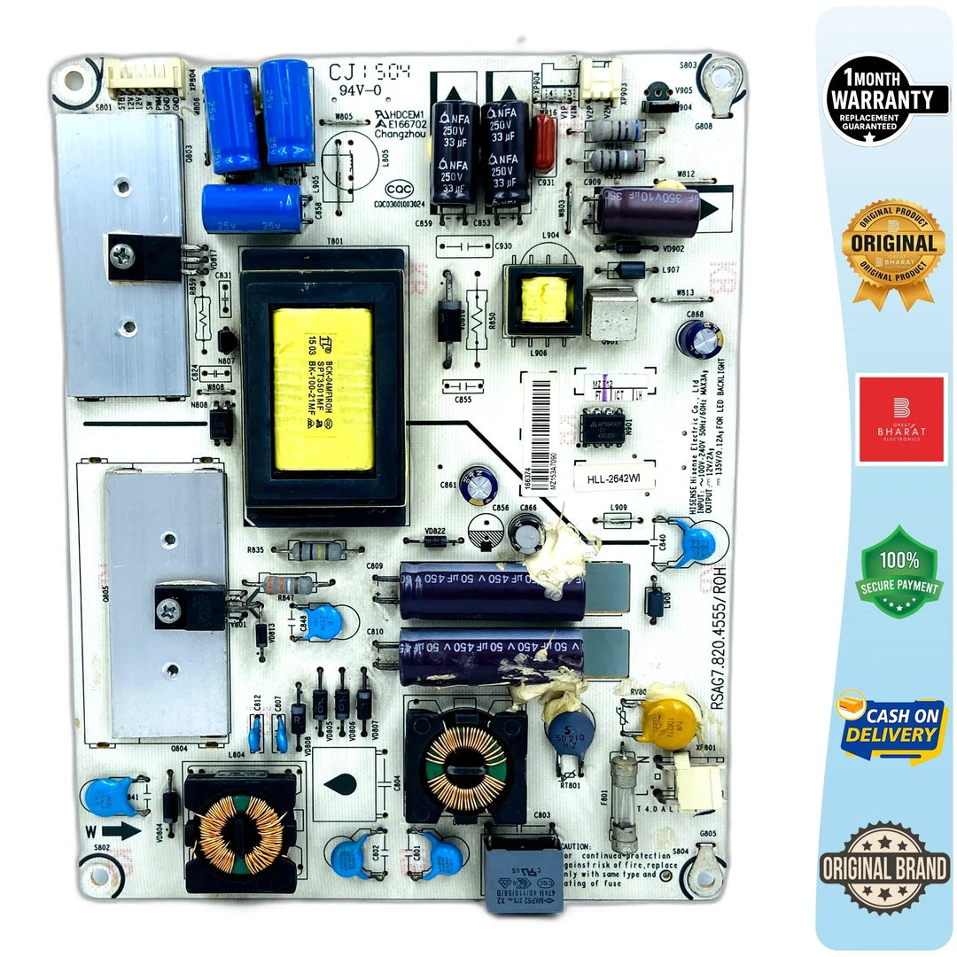 VU 39E7575 Power Supply Board – VU 39 Inch LED TV SMPS Replacement - Great Bharat Electronics