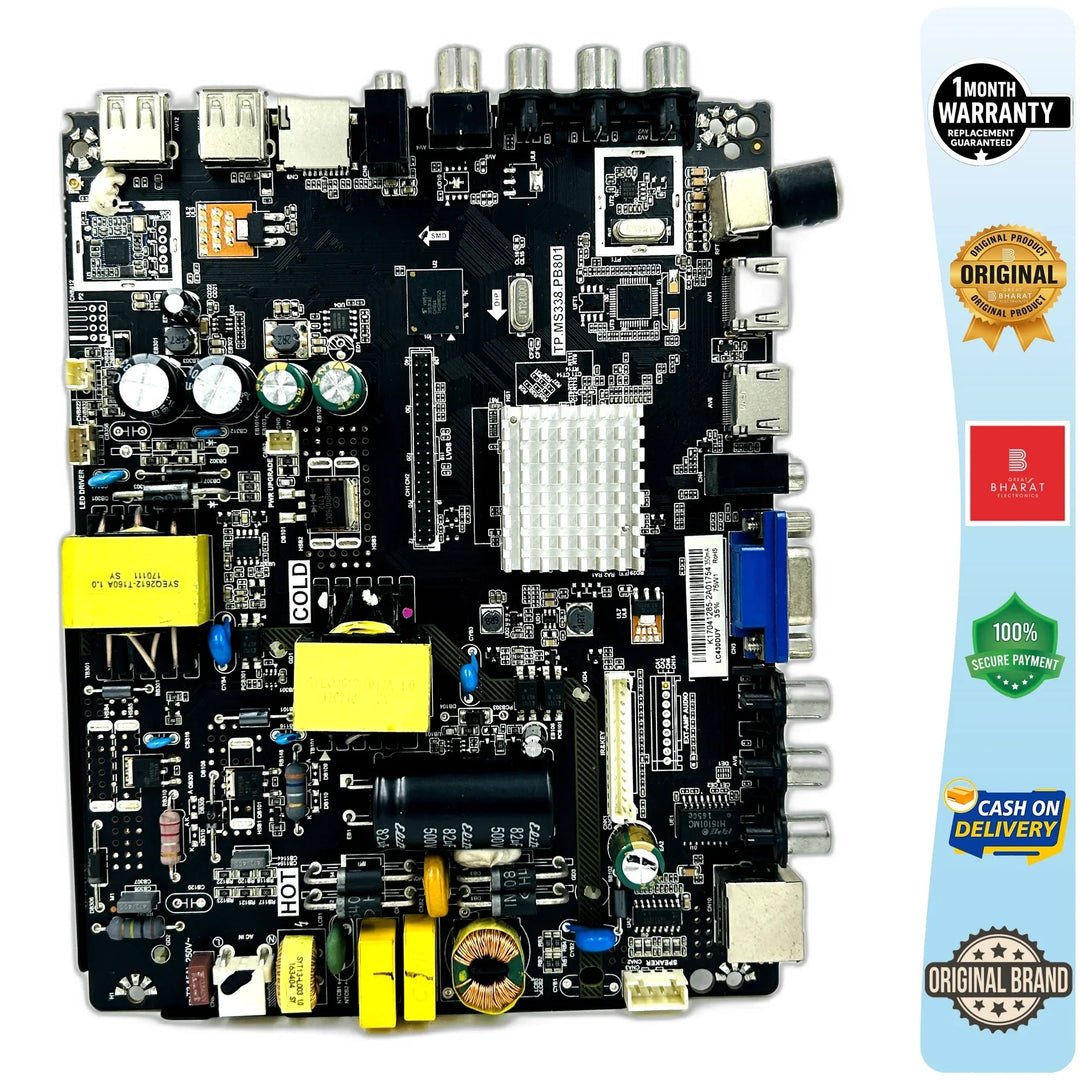 VU 43BS112 Motherboard – VU 43 Inch LED TV Main Board Replacement - Great Bharat Electronics