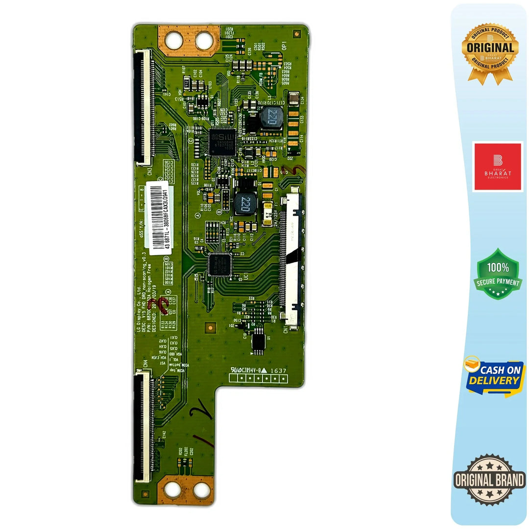 VU 43BS112 T-Con Board – VU 43 Inch LED TV Replacement Part - Great Bharat Electronics