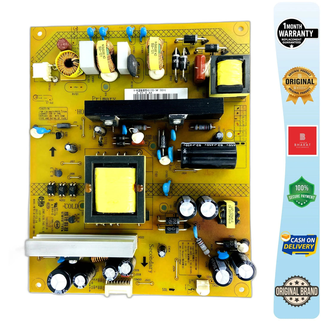 VU 45CU119 Power Supply Board – VU 45 Inch LED TV SMPS Replacement - Great Bharat Electronics