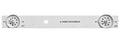 VU 49D6575 940 mm LED TV backlight strip showing JL.D490A1330-003BS-M identification marking and LED lens layout