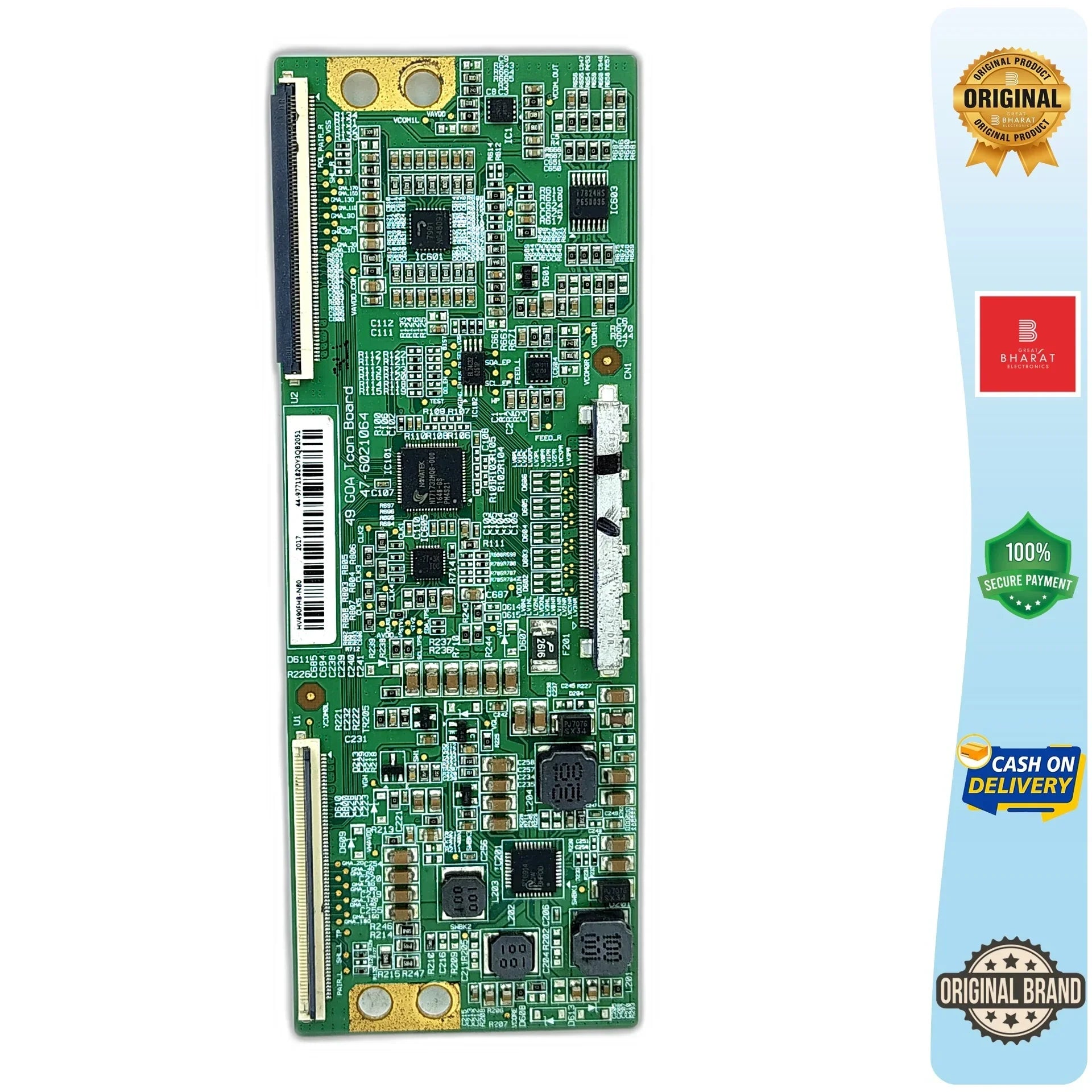 VU 50BS115 T-Con Board – VU 50 Inch LED TV Replacement Part - Great Bharat Electronics