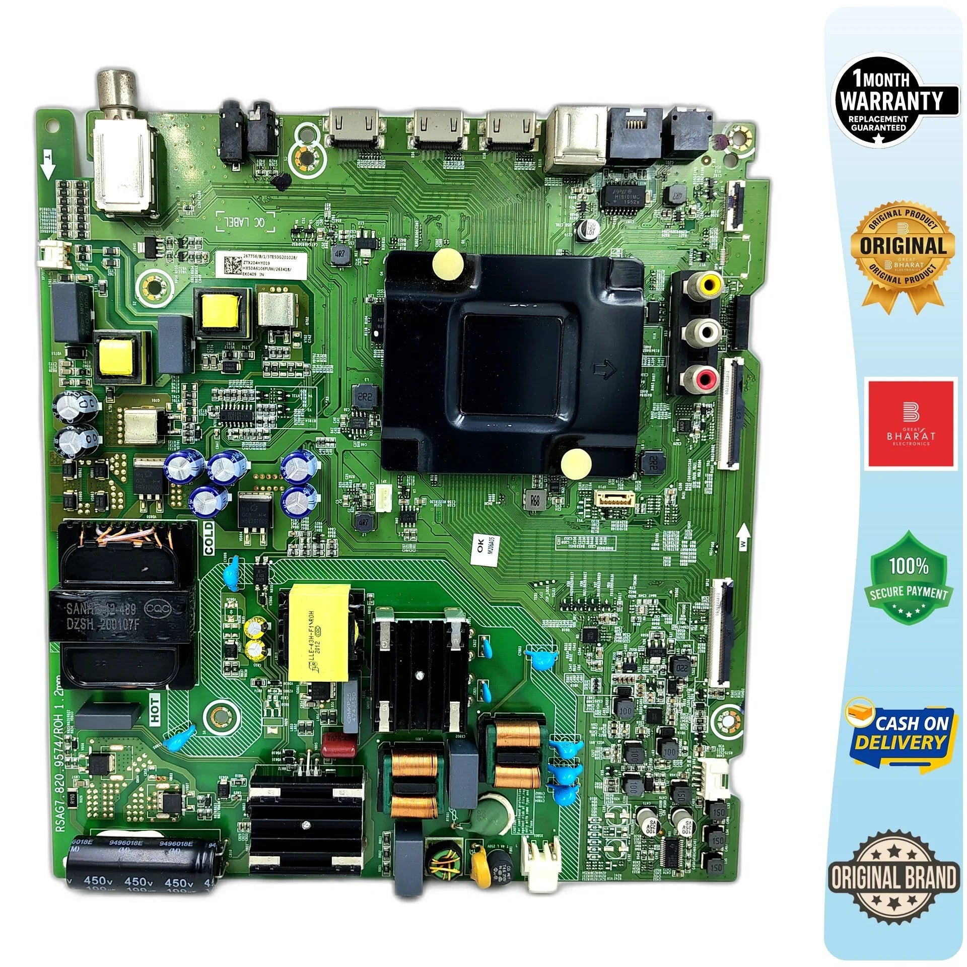 VU 50UT Motherboard – VU 50 Inch LED TV Main Board Replacement - Great Bharat Electronics