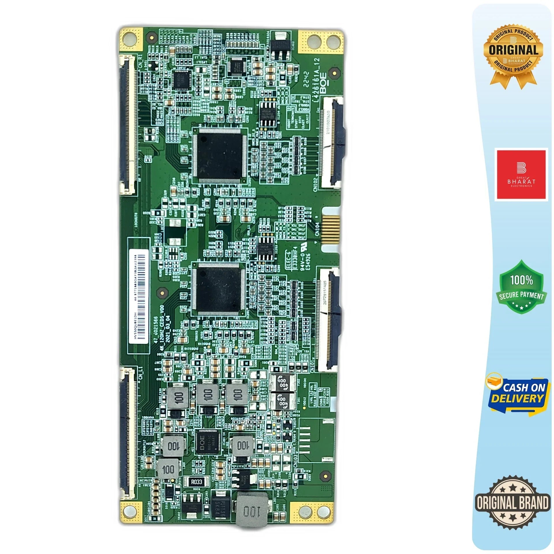 VU 55QMP T-Con Board – VU 55 Inch LED TV Replacement Part - Great Bharat Electronics