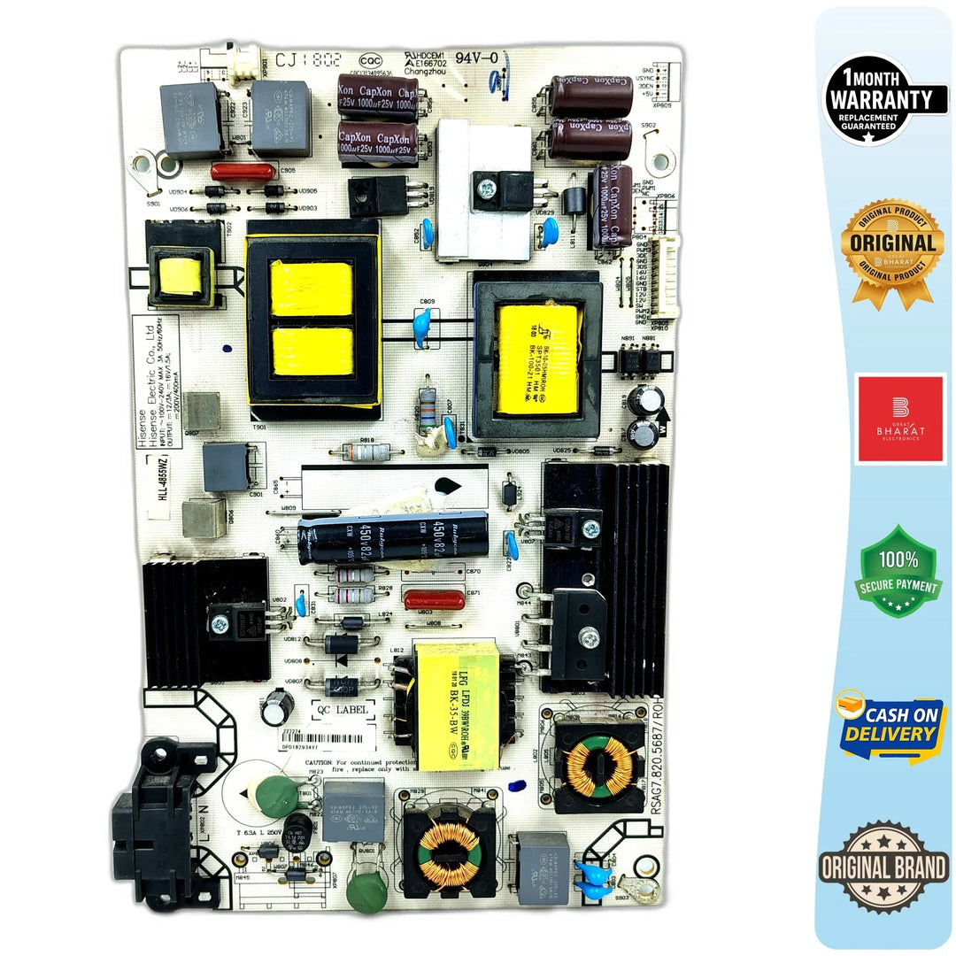 VU 9043U Power Supply Board – VU 43 Inch LED TV SMPS Replacement - Great Bharat Electronics