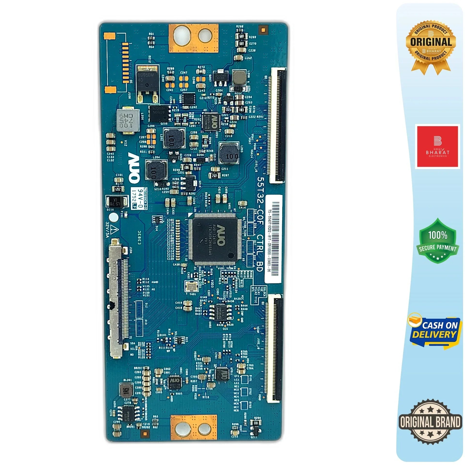 VU 9043U T-Con Board – VU 43 Inch LED TV Replacement Part - Great Bharat Electronics