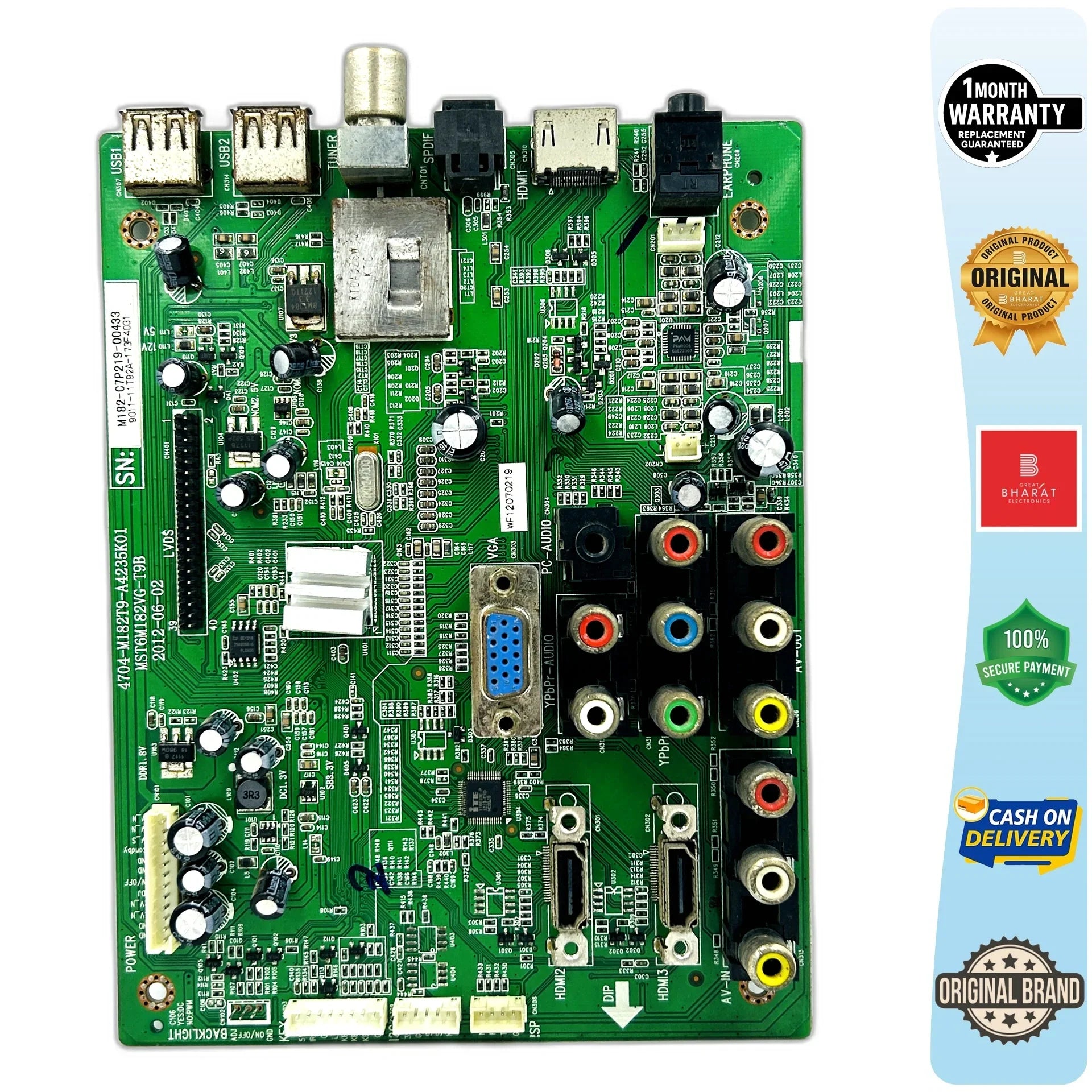VU LED40L2Z Motherboard – VU 40 Inch LED TV Main Board Replacement - Great Bharat Electronics