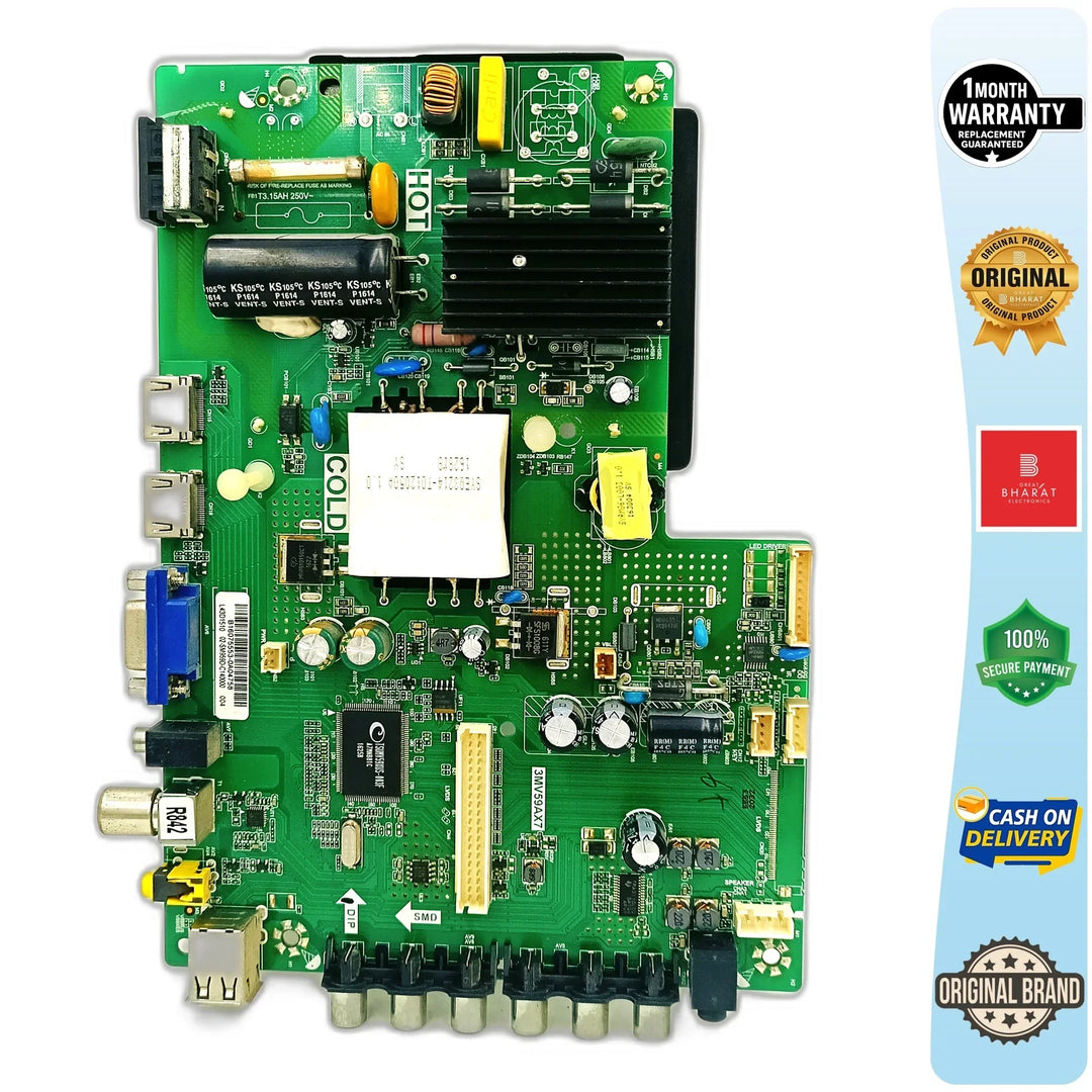 VU T43D1510 Motherboard – VU 43 Inch LED TV Main Board Replacement - Great Bharat Electronics