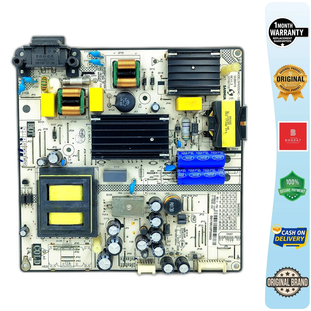 VU TL55S1CUS Power Supply Board – VU 55 Inch LED TV SMPS Replacement - Great Bharat Electronics