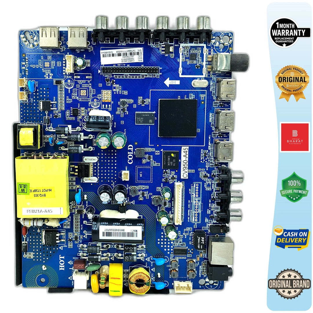 Western WESTERN400 Motherboard – Western 40 Inch LED TV Main Board Replacement - Great Bharat Electronics