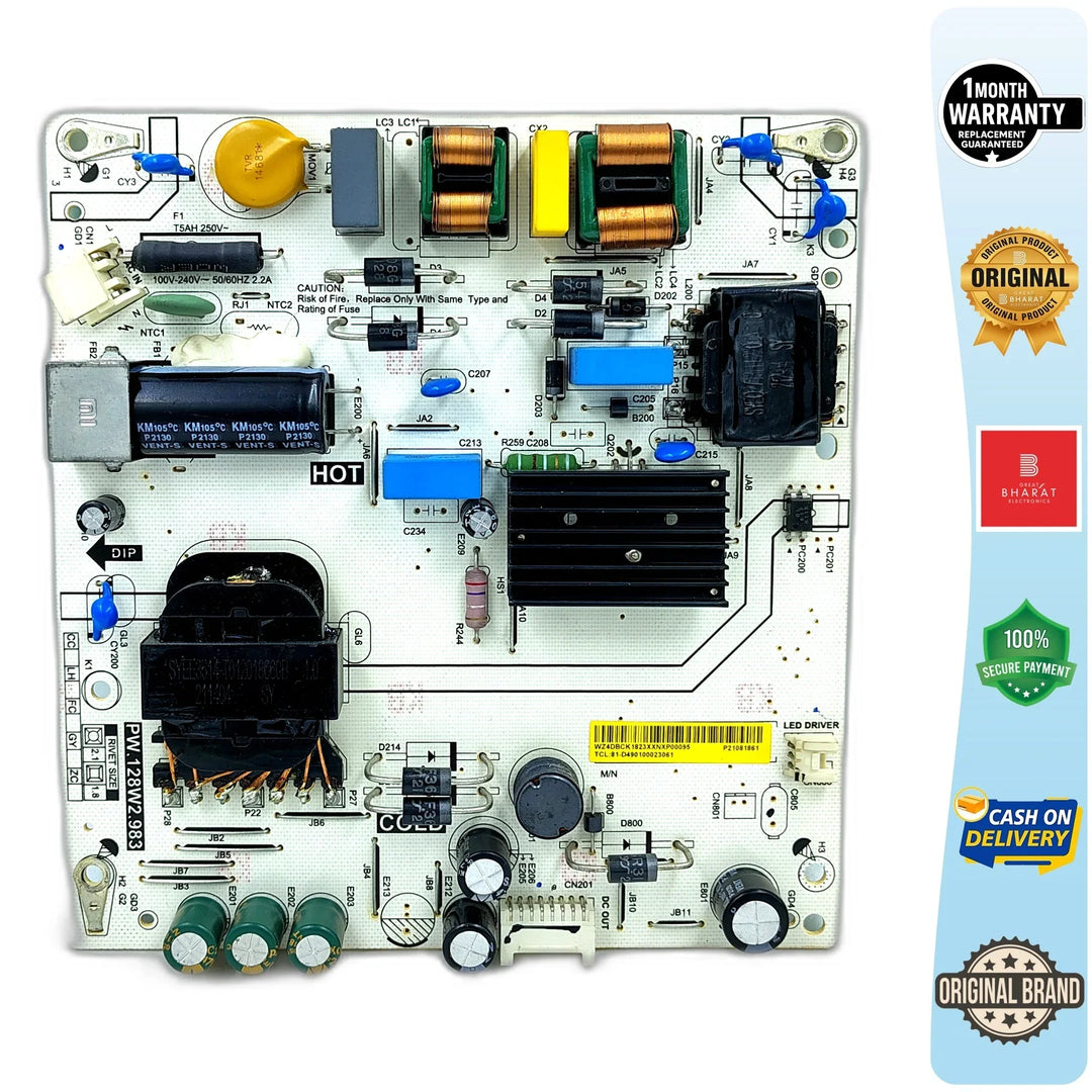 XiaoMi L43M6-ES Power Supply Board – XiaoMi 43 Inch LED TV SMPS Replacement - Great Bharat Electronics