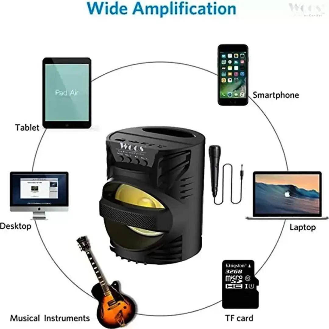 GBE Bluetooth Speaker, WS-04 Thumping Bass Multimedia Ultra BASS - Great Bharat Electronics