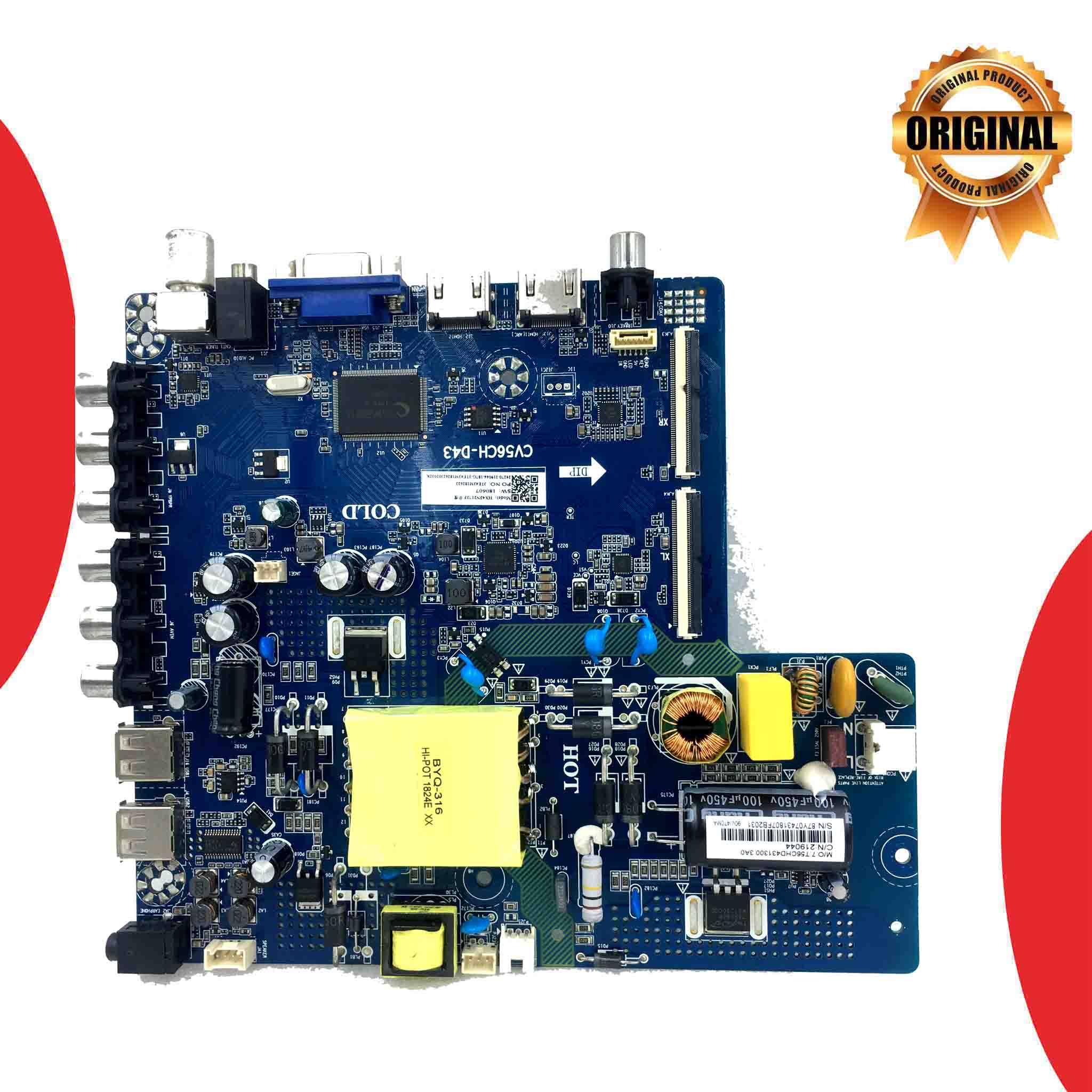 Model 43S6575 VU LED TV Motherboard - Great Bharat Electronics