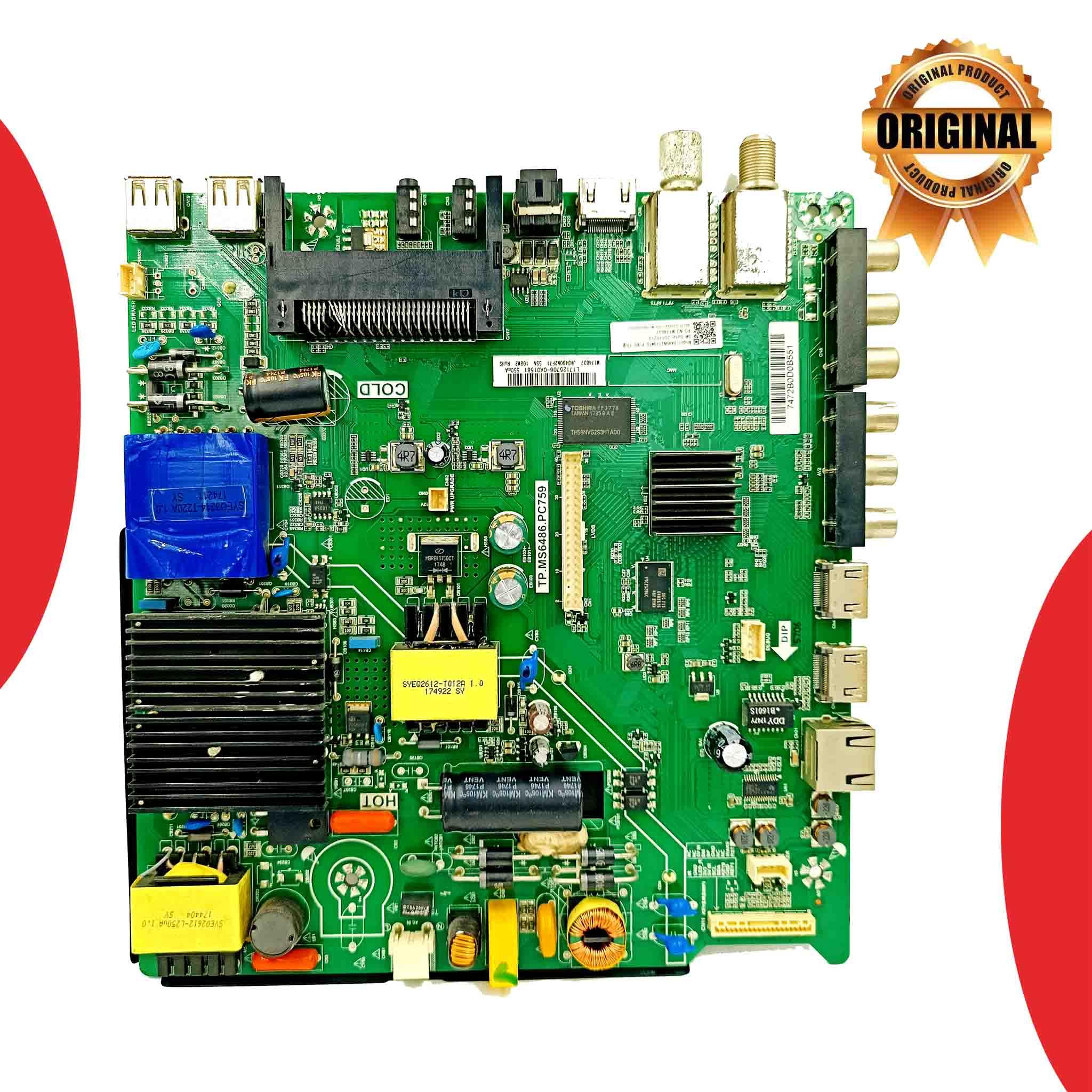 Model 49D6575 VU LED TV Motherboard - Great Bharat Electronics